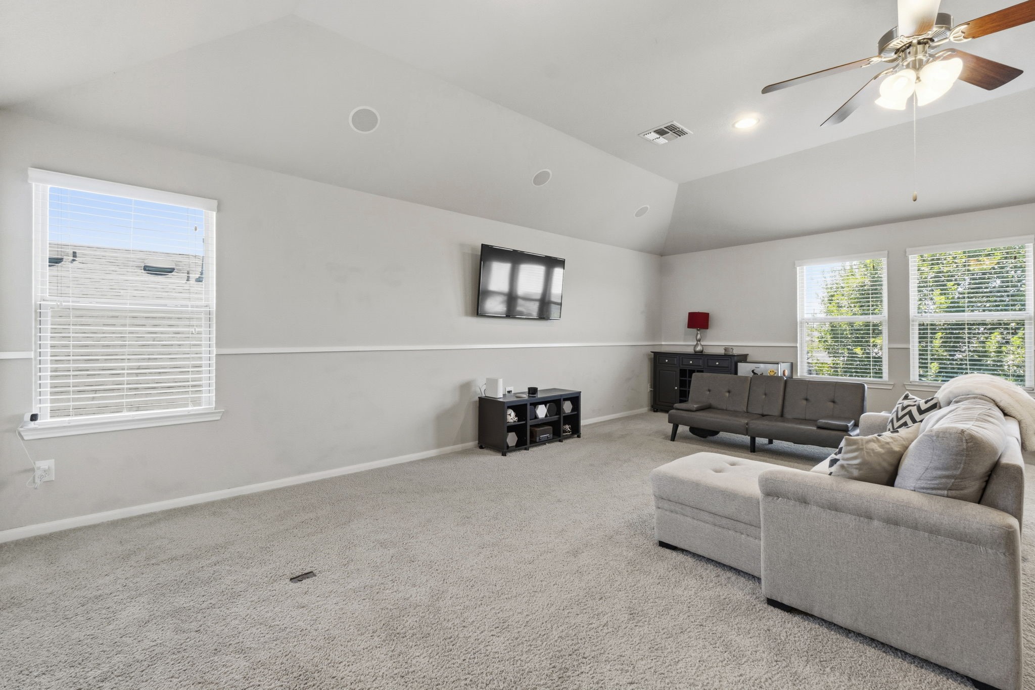 3900 Enchanted Timbers Lane Spring, TX 77386 - Photo 32 of 49 a living room with furniture and a large window
