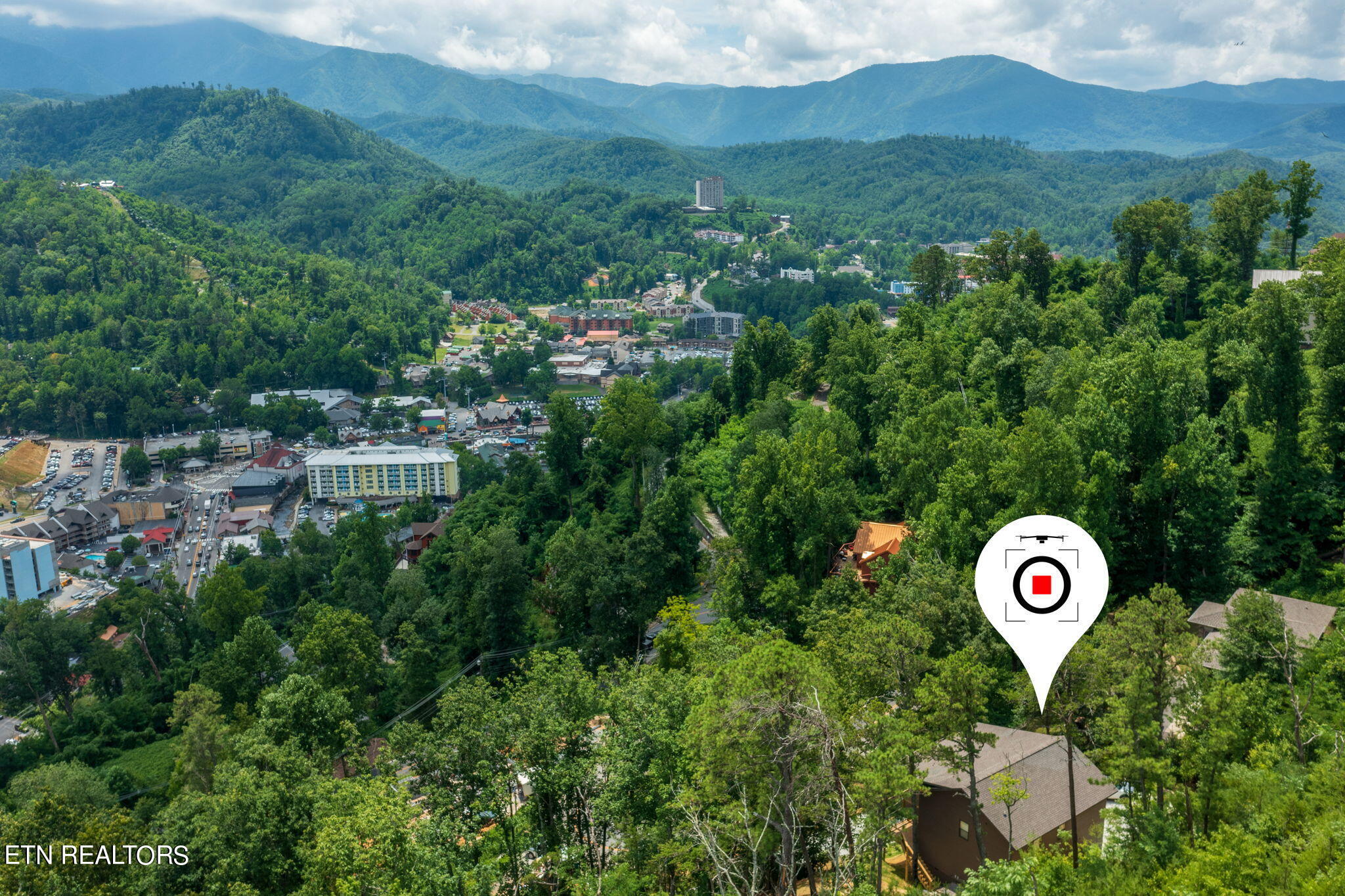 318 Greystone Heights Road Gatlinburg, TN 37738 - Photo 46 of 60 318 GSH Drone View of House 2