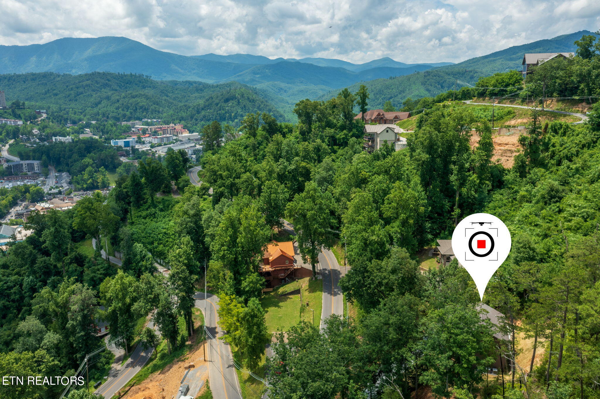 318 Greystone Heights Road Gatlinburg, TN 37738 - Photo 47 of 60 318 GSH Drone View of House 3