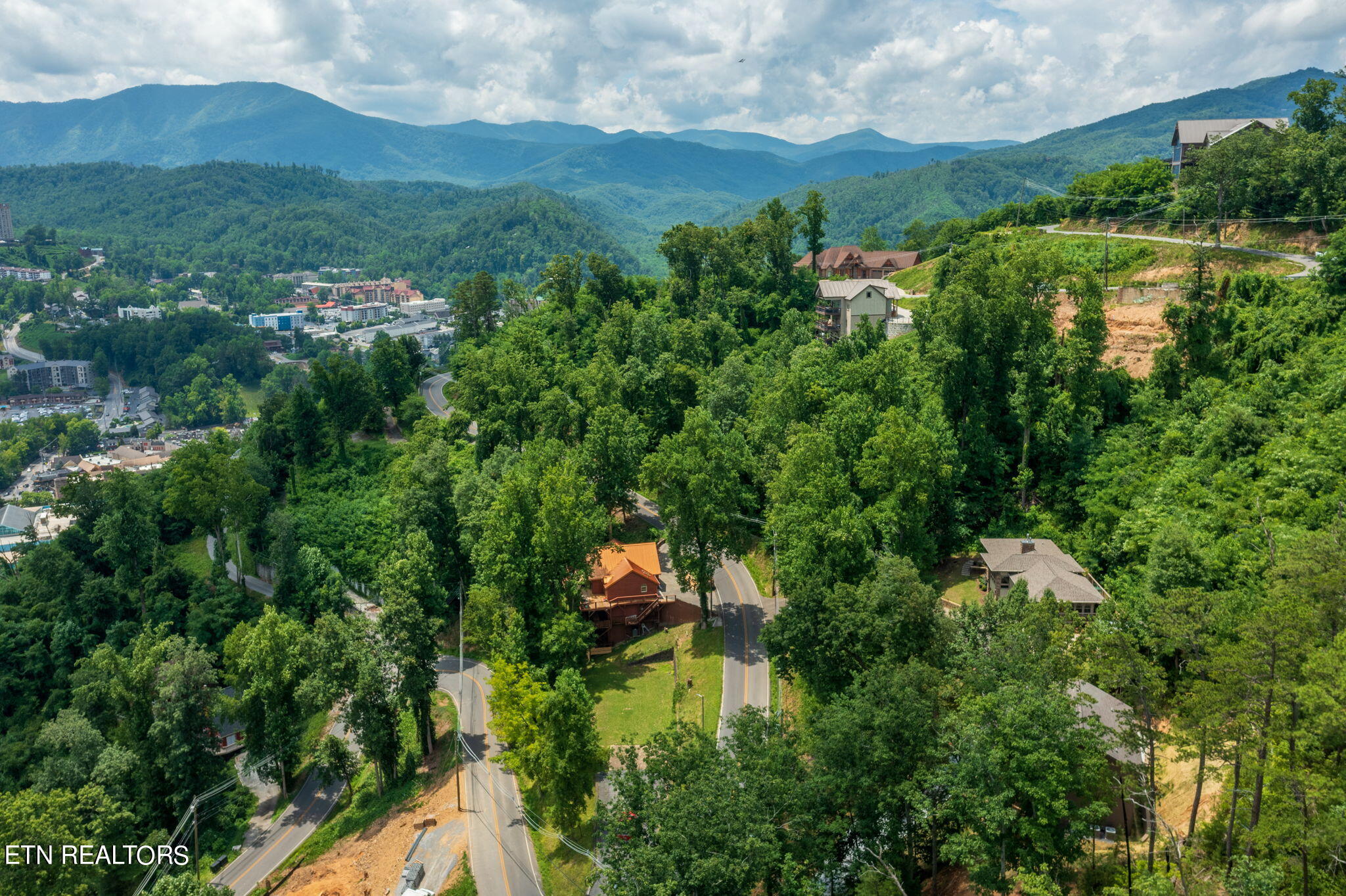 318 Greystone Heights Road Gatlinburg, TN 37738 - Photo 48 of 60 318 GSH Drone View 1