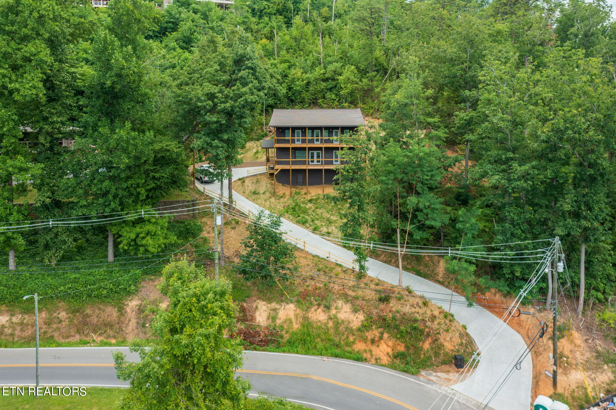 318 Greystone Heights Road Gatlinburg, TN 37738 - Photo 7 of 60 318 GSH View of House from Road