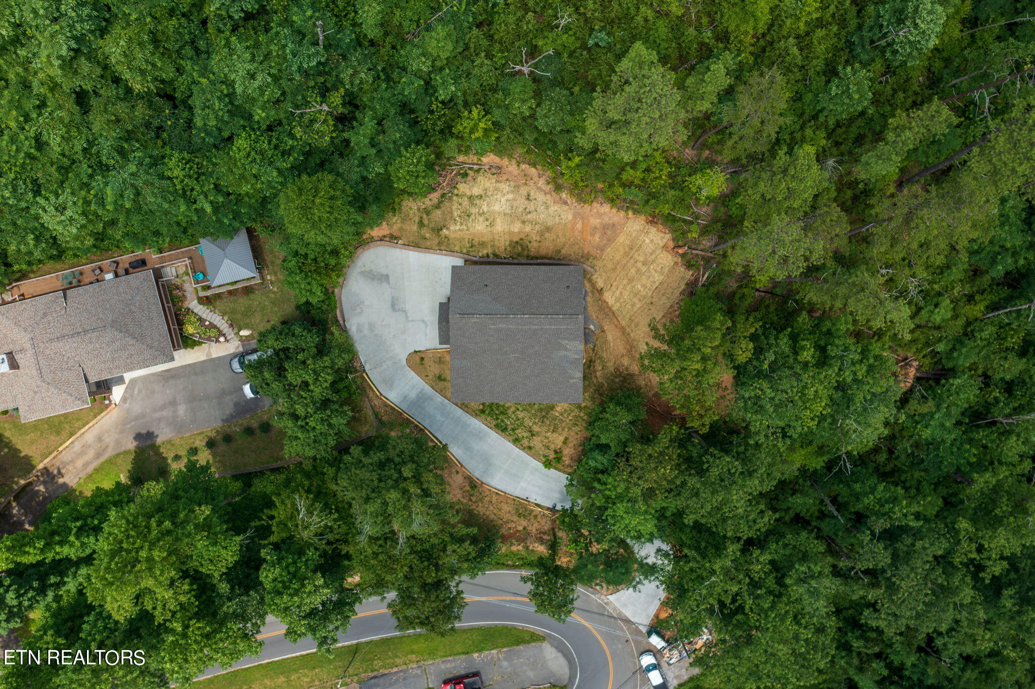 318 Greystone Heights Road Gatlinburg, TN 37738 - Photo 8 of 60 318 GSH Drone View of House 6