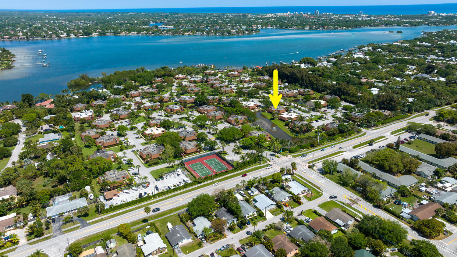 825 Center Street, Unit 8D Jupiter, FL 33458 - Photo 26 of 50 Aerial