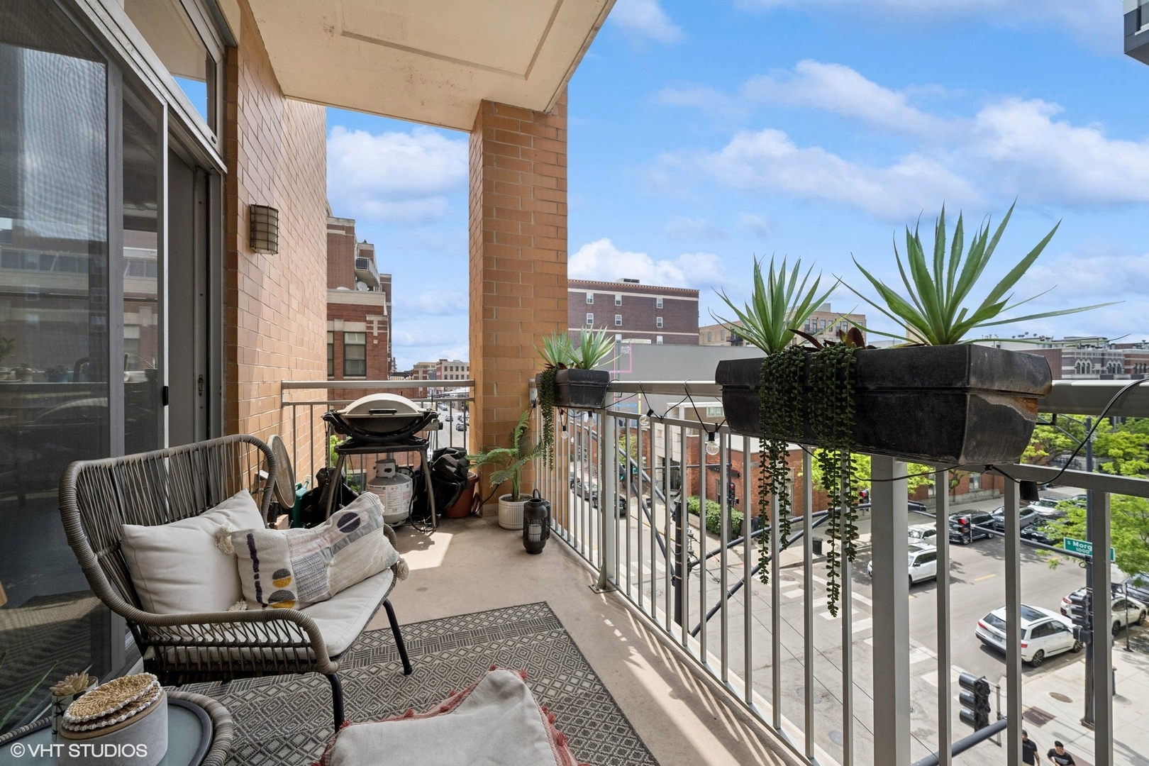 950 West Monroe Street, Unit 410 Chicago, IL 60607 - Photo 16 of 23 a view of balcony with furniture