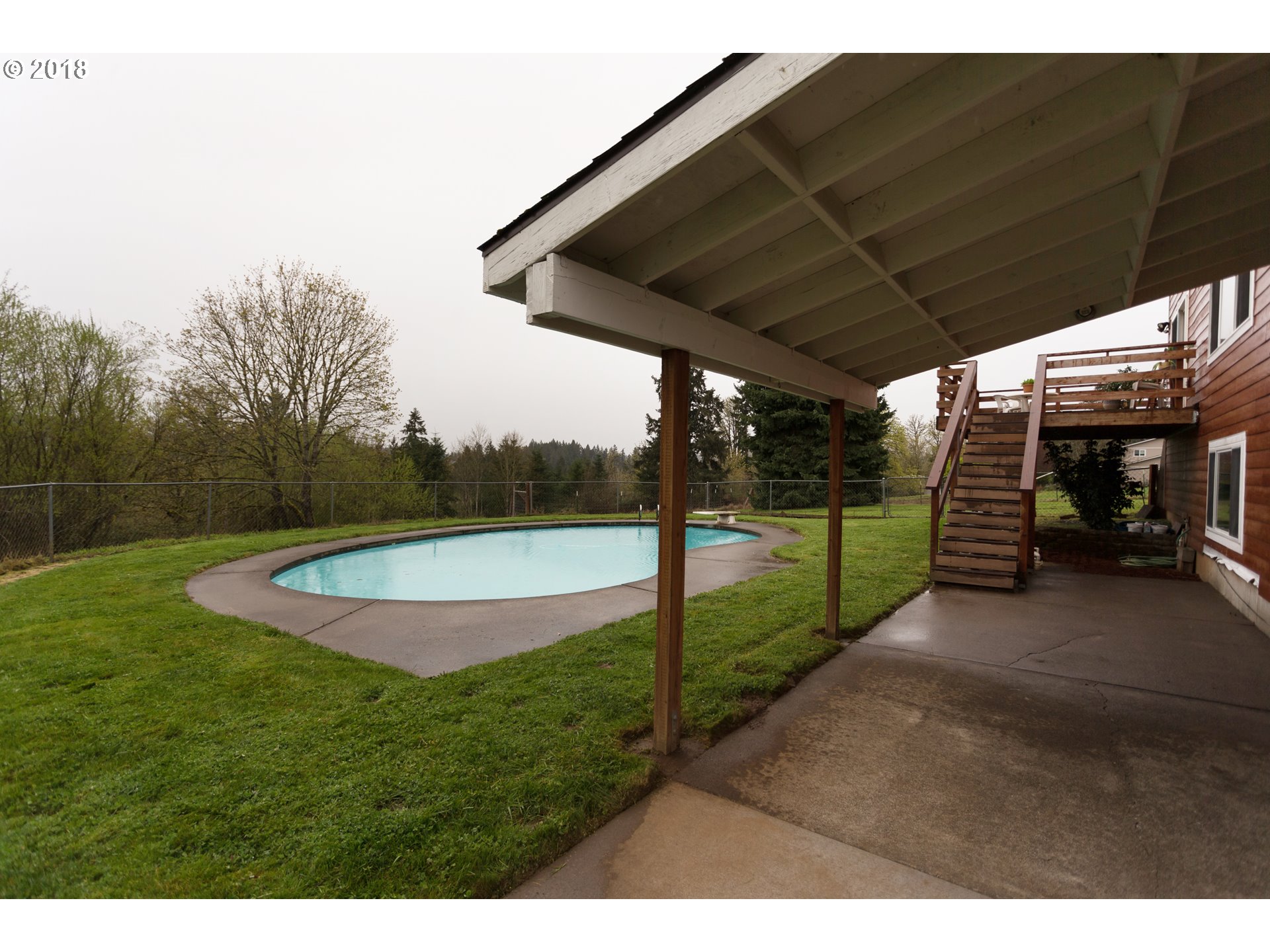 17067 South McCubbin Road Oregon City, OR 97045 - Photo 25 of 32 a view of a backyard