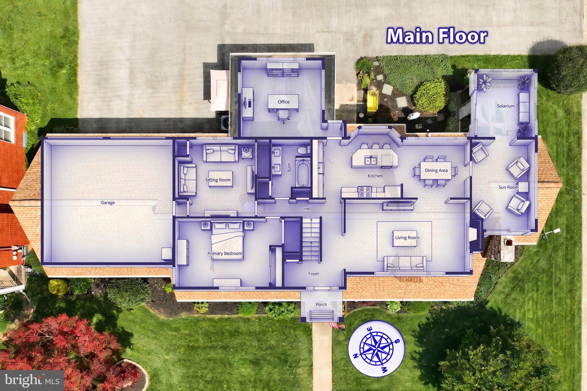 1001 Broadway Hanover, PA 17331 - Photo 20 of 50 Main floor layout with garden views.