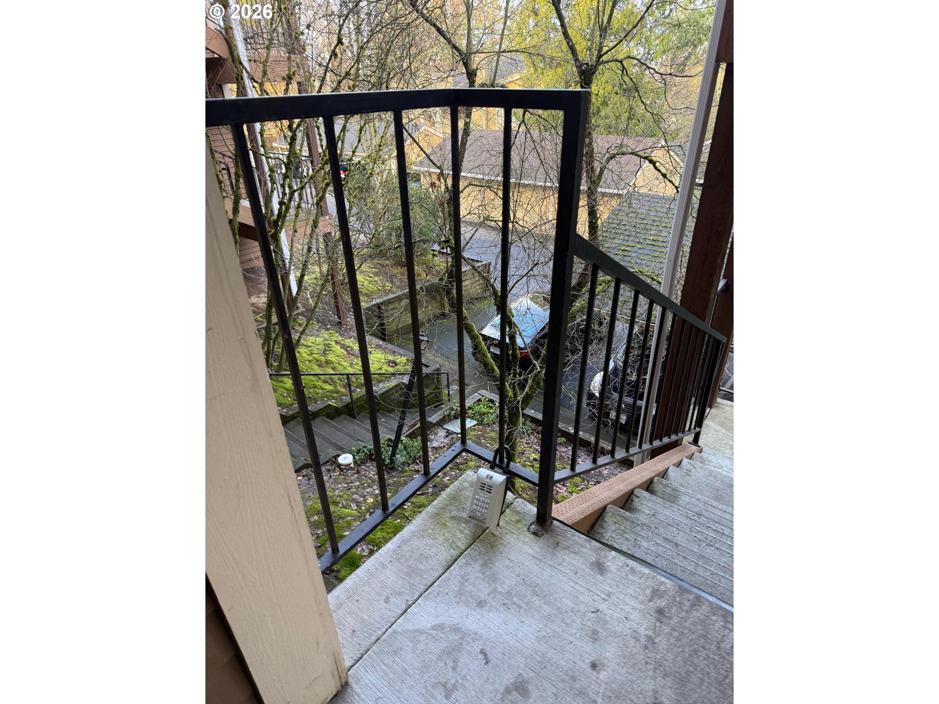 9987 Southeast Talbert Street Clackamas, OR 97015 - Photo 14 of 14 a view of a bench in balcony