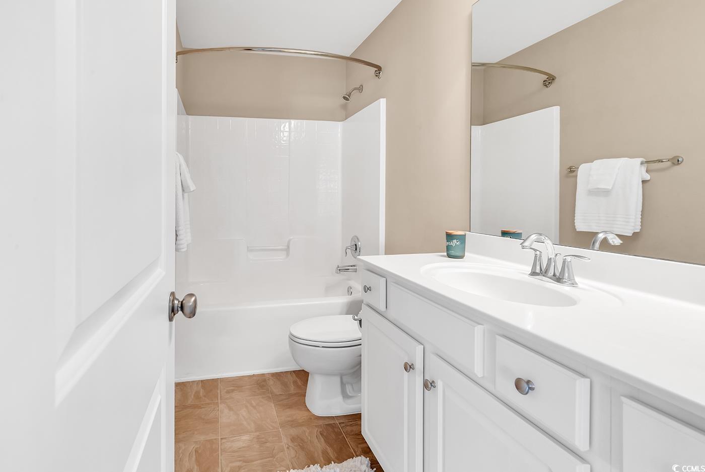 126 Dreamland Drive Murrells Inlet, SC 29576 - Photo 24 of 40 Bathroom with vanity, toilet, and shower / tub combination