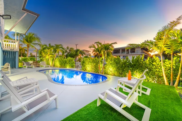 a view of an outdoor space with seating