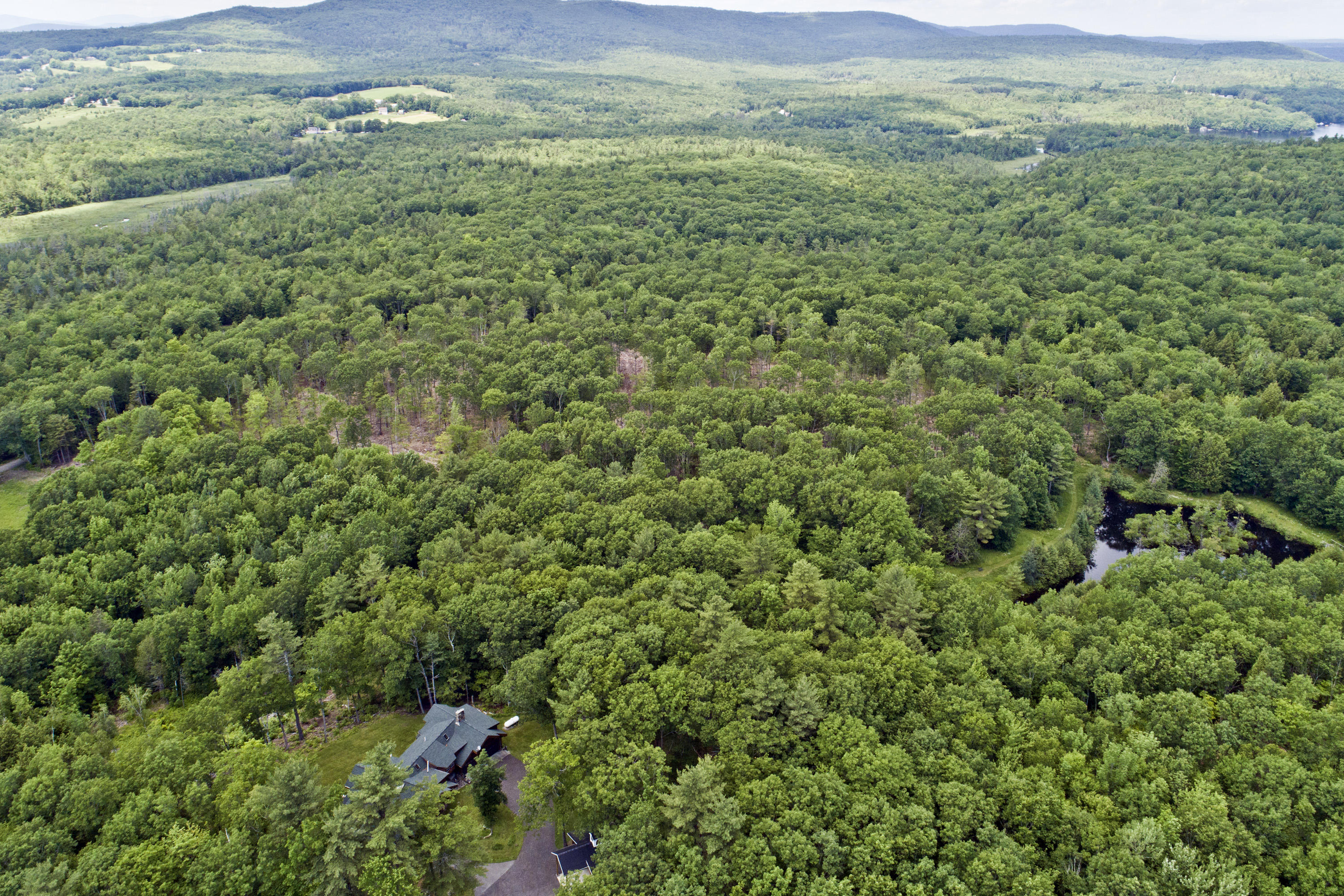 133 Journeys End Road Mount Vernon, ME 04352 - Photo 40 of 43 aerial overview 1