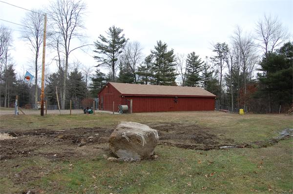 61 Coffey Hill Road Ware, MA 01082 - Photo 15 of 26 a view of a barn in the middle of a yard