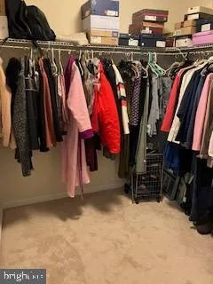 a view of an entryway with a hallway