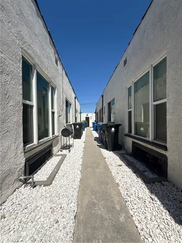 a view of a entryway door front of house
