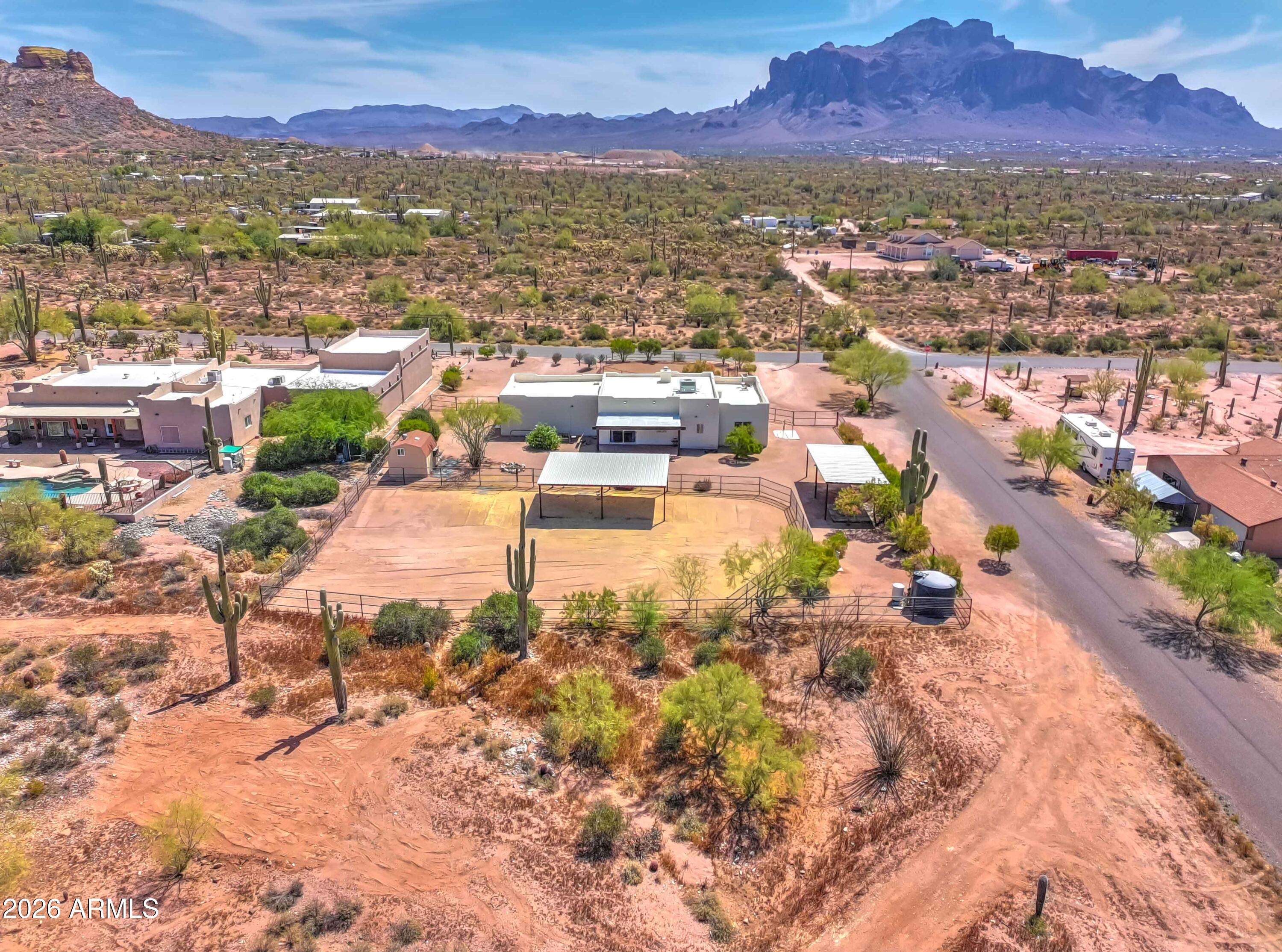 4642 North Tomahawk Road Apache Junction, AZ 85119 - Photo 37 of 41 a view of a city with mountains
