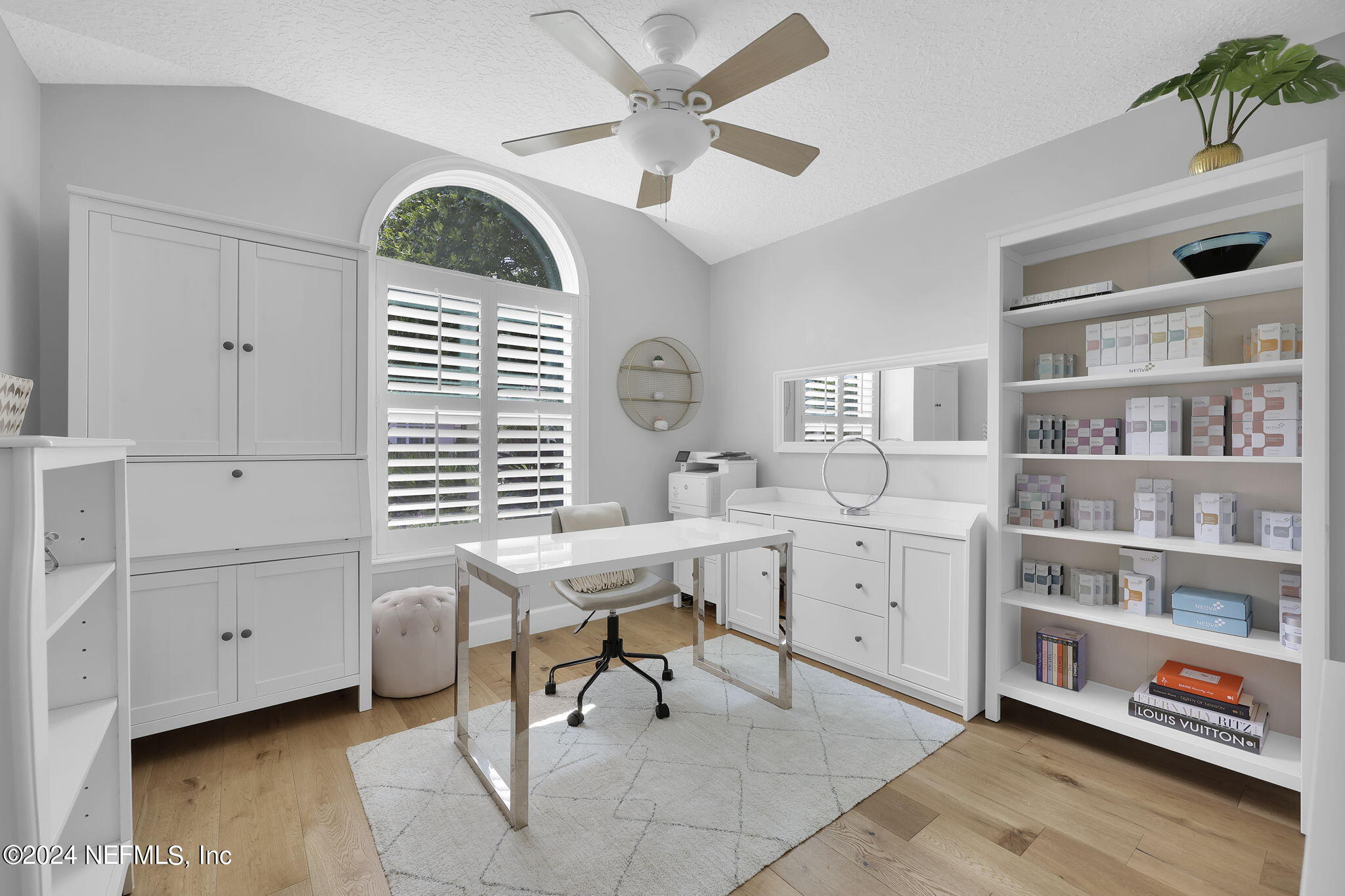 789 Mill Stream Road Ponte Vedra Beach, FL 32082 - Photo 4 of 46 a view of a workspace with furniture and a window