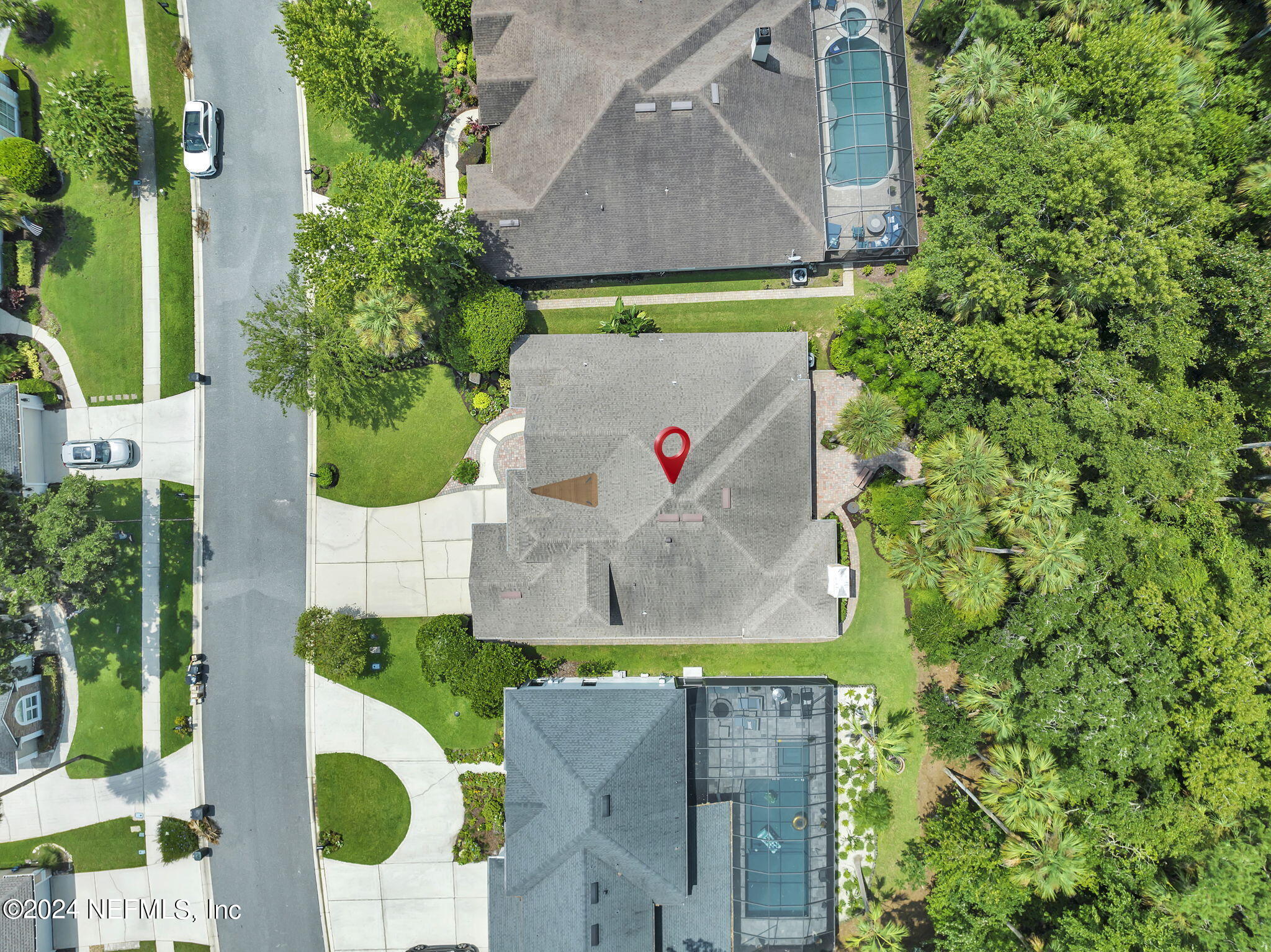 789 Mill Stream Road Ponte Vedra Beach, FL 32082 - Photo 41 of 46 an aerial view of a house with yard