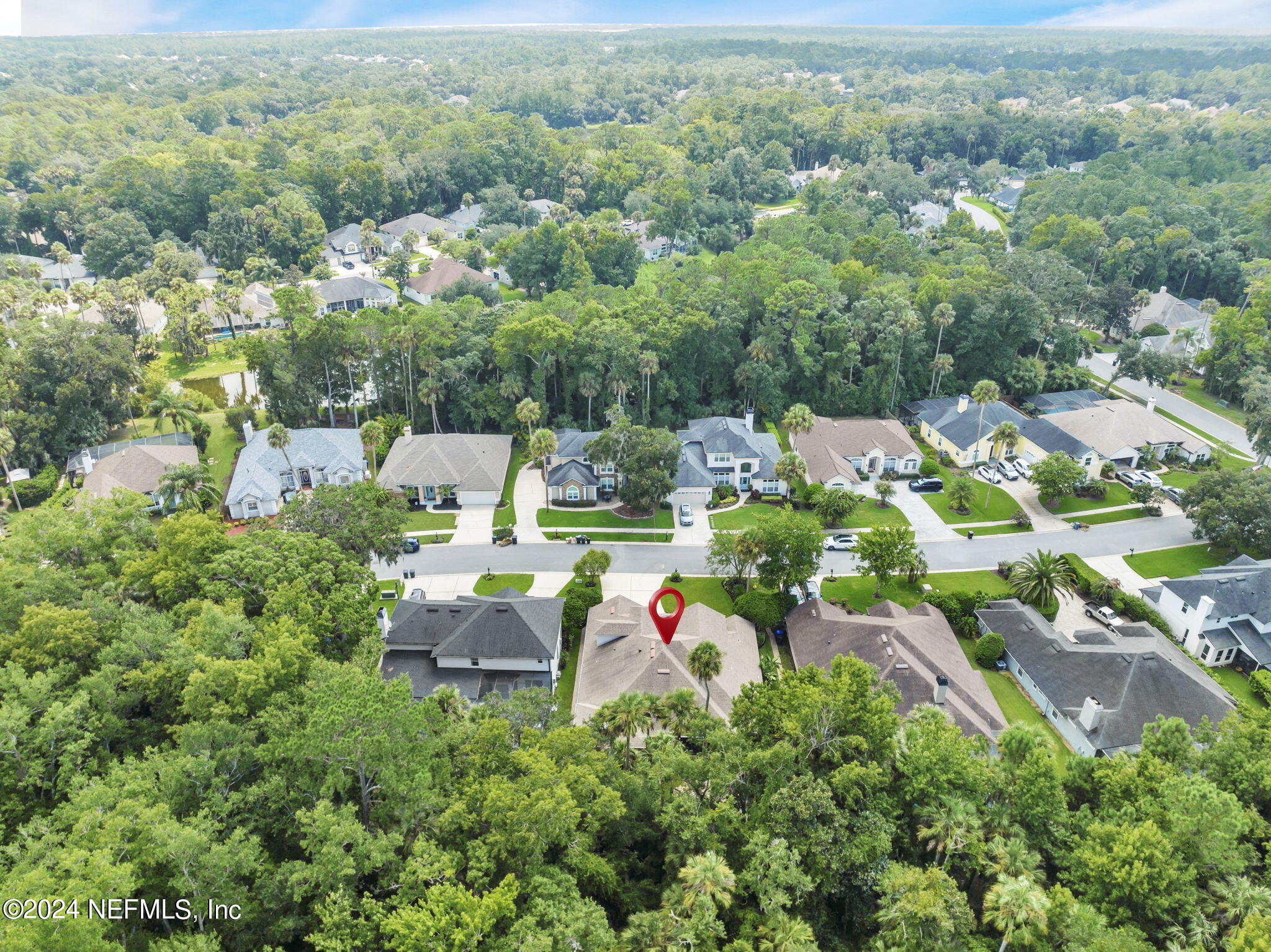 789 Mill Stream Road Ponte Vedra Beach, FL 32082 - Photo 42 of 46 an aerial view of a house with a yard