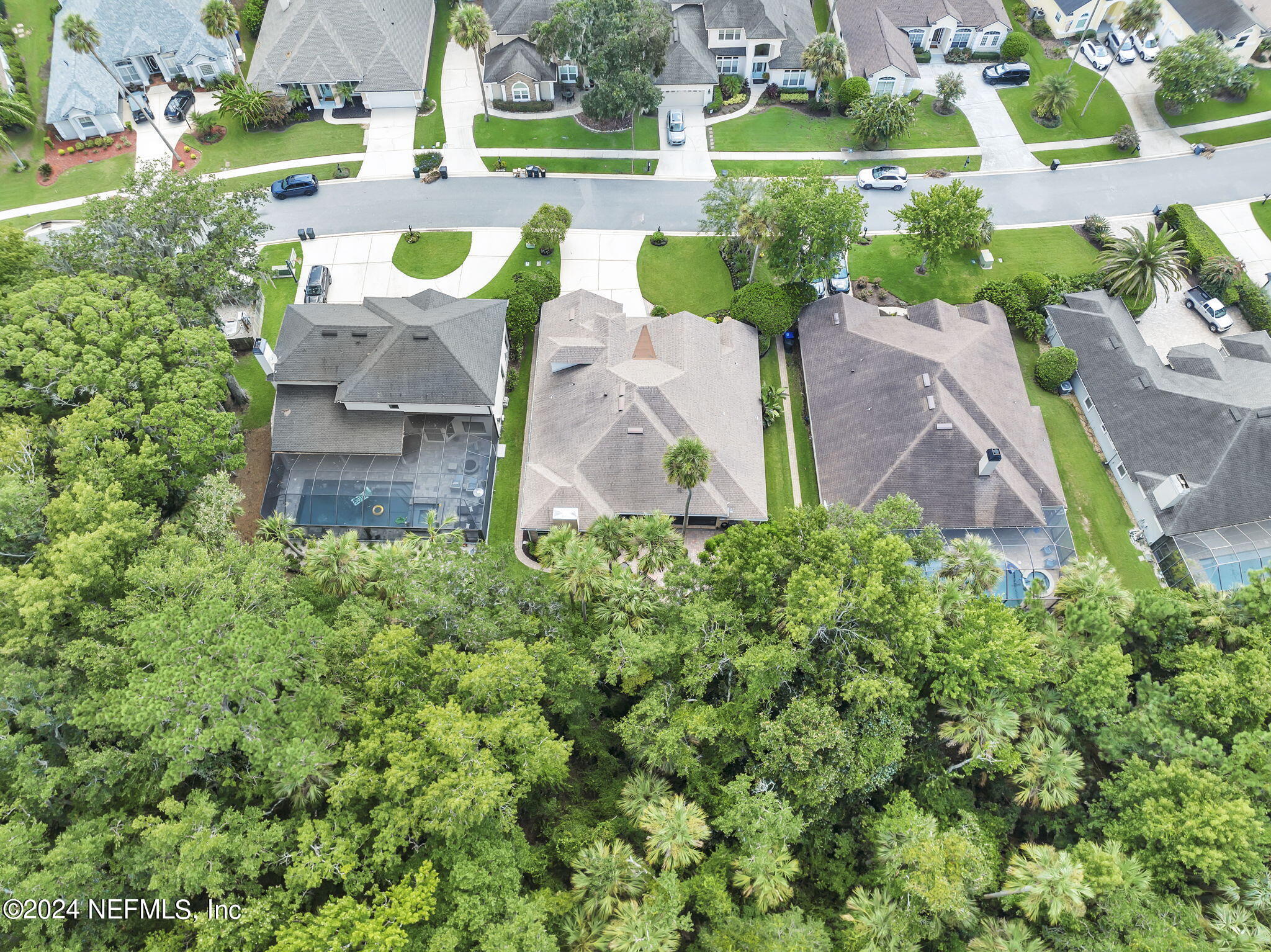 789 Mill Stream Road Ponte Vedra Beach, FL 32082 - Photo 43 of 46 an aerial view of a house with yard swimming pool and outdoor seating
