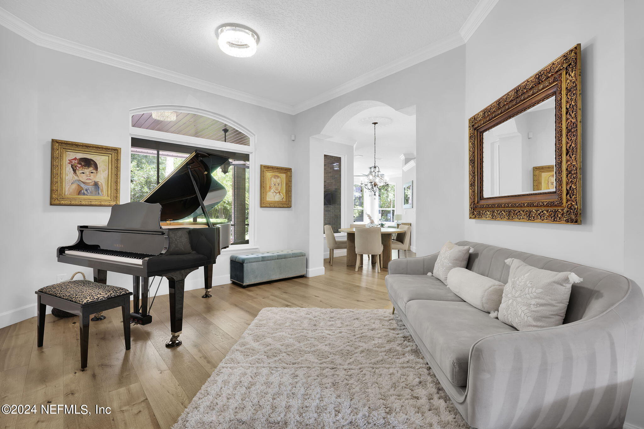 789 Mill Stream Road Ponte Vedra Beach, FL 32082 - Photo 8 of 46 a living room with furniture and a piano