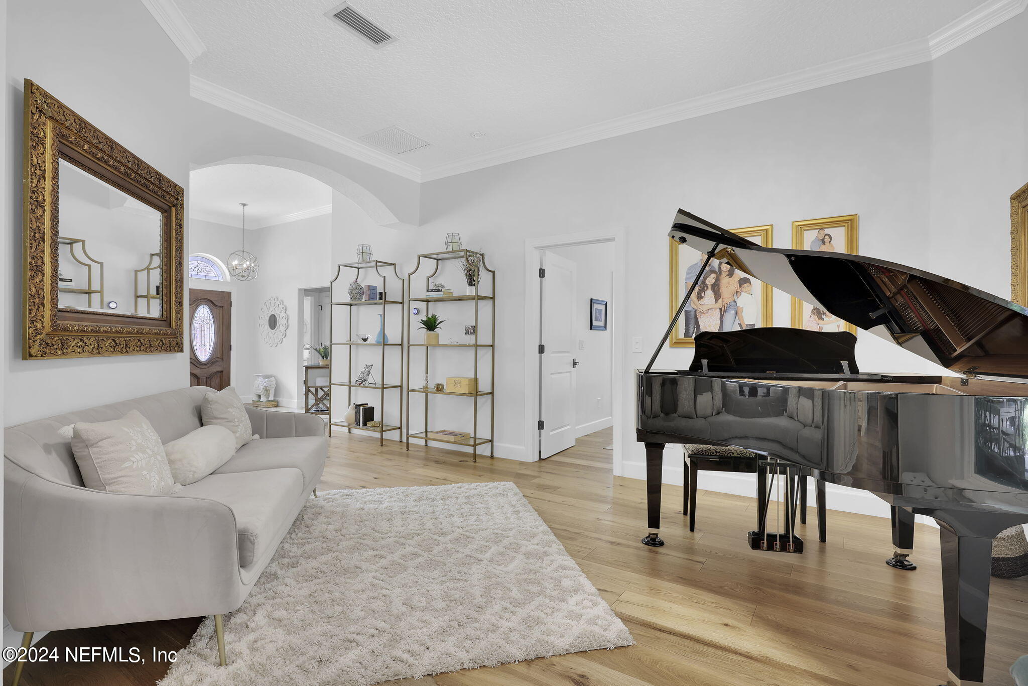 789 Mill Stream Road Ponte Vedra Beach, FL 32082 - Photo 9 of 46 a living room with furniture and wooden floor