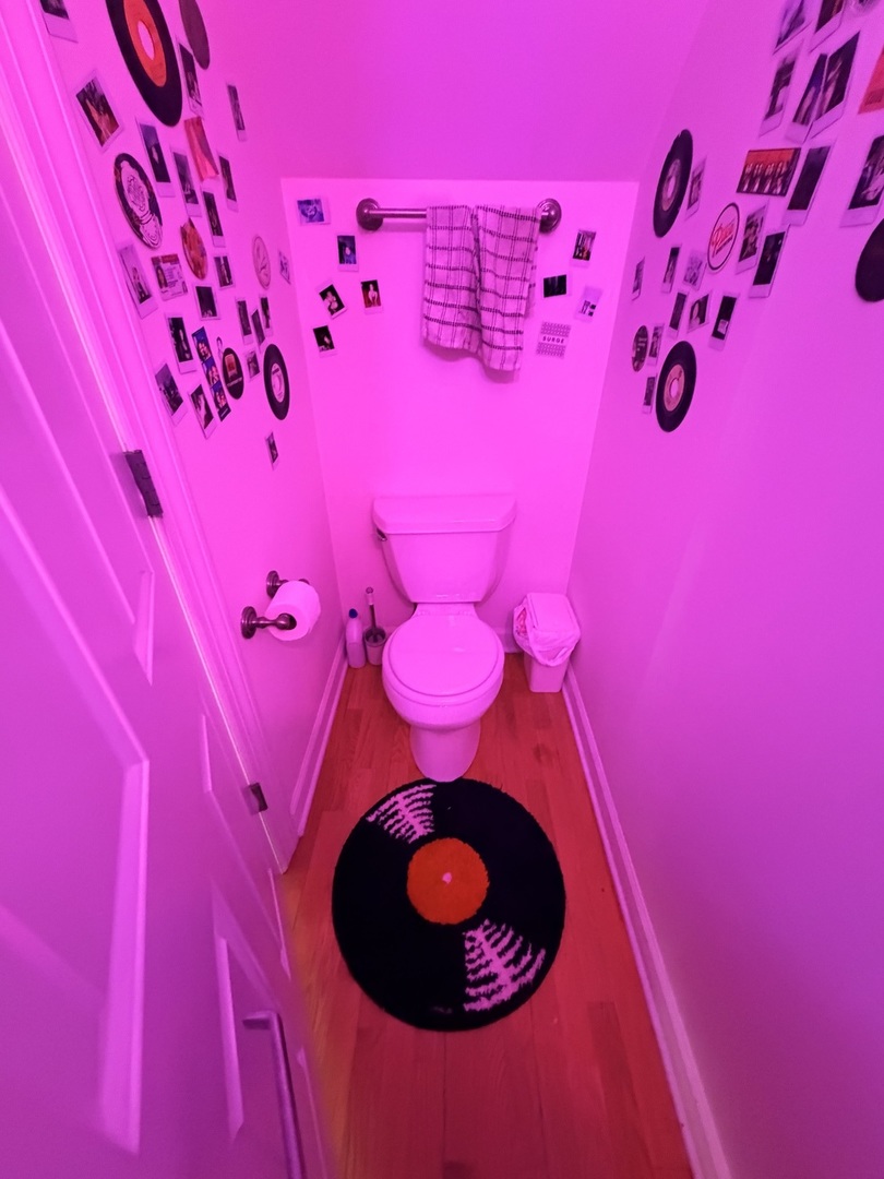 842 North Racine Avenue, Unit 202 Chicago, IL 60642 - Photo 14 of 25 a bathroom with a toilet