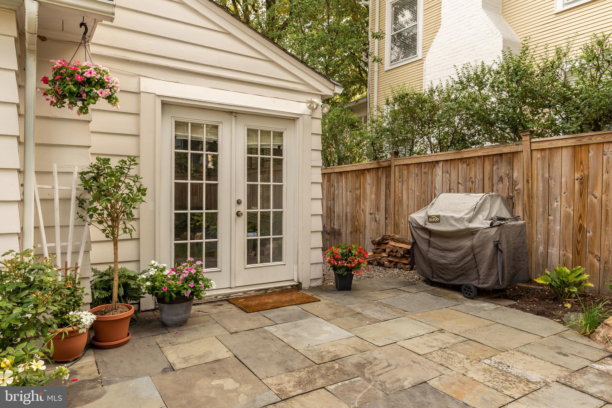 3618 Spring Street Chevy Chase, MD 20815 - Photo 14 of 39 French doors from den