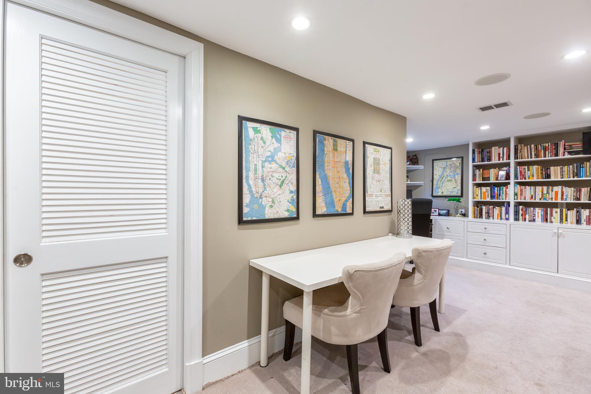 3618 Spring Street Chevy Chase, MD 20815 - Photo 17 of 39 Lots of storage and built in bookshelves