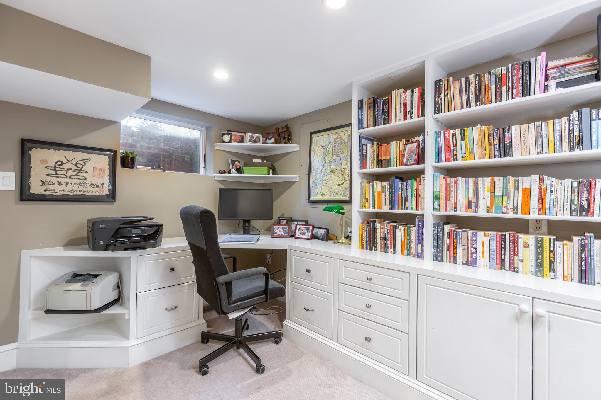 3618 Spring Street Chevy Chase, MD 20815 - Photo 18 of 39 Hello "Home Office" with ample storage and light