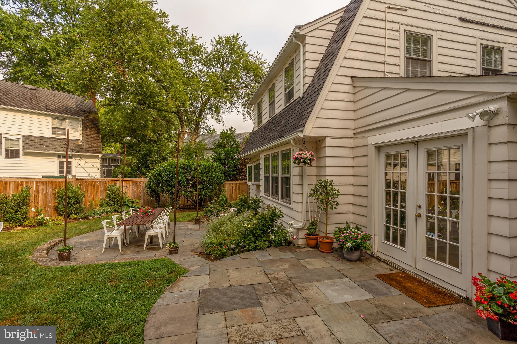 3618 Spring Street Chevy Chase, MD 20815 - Photo 30 of 39 Upper patio flows into second patio