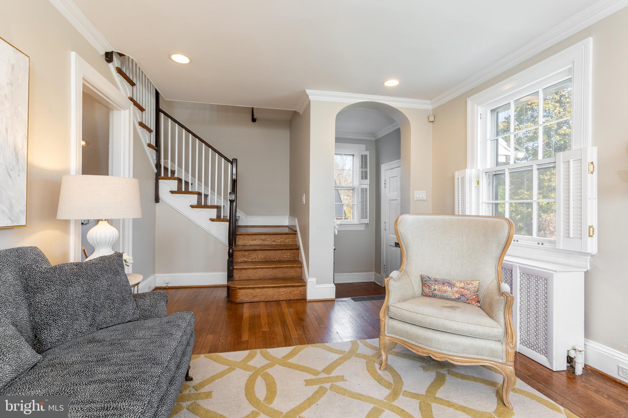 3618 Spring Street Chevy Chase, MD 20815 - Photo 7 of 39 Sunny and inviting living room