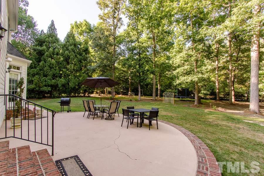 6324 Battleview Drive Raleigh, NC 27613 - Photo 21 of 25 a view of a swimming pool and patio in the backyard