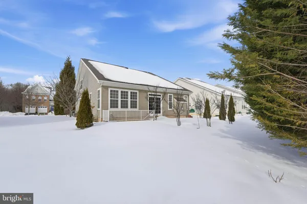 a view of house with a yard