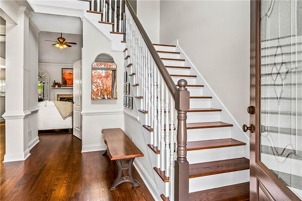 1615 Avery Drive Locust Grove, GA 30248 - Photo 5 of 49 a view of entryway and hall with wooden floor