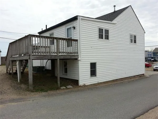 a view of a house with a balcony
