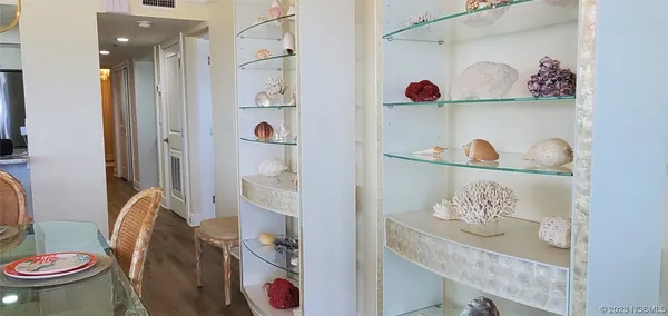 a view of balcony and window