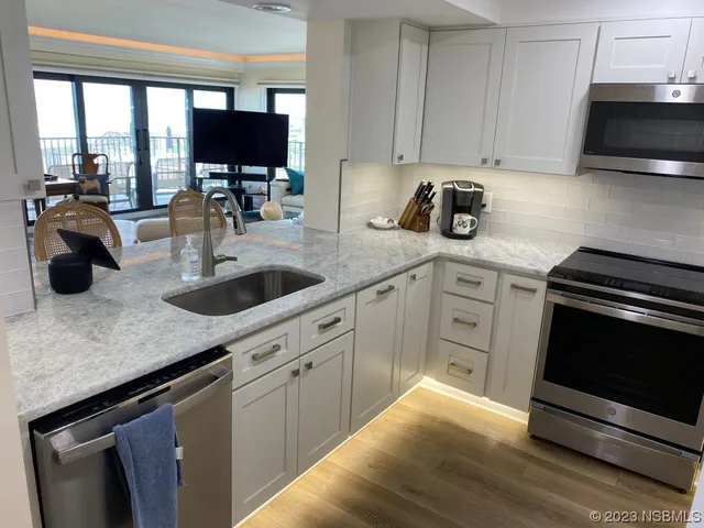 a view of a wooden floor