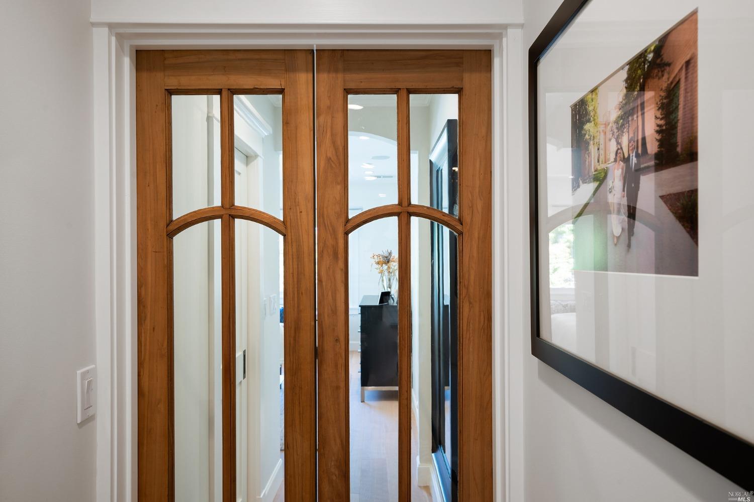 16 Hill Street Mill Valley, CA 94941 - Photo 21 of 55 a view of an entryway with wooden floor