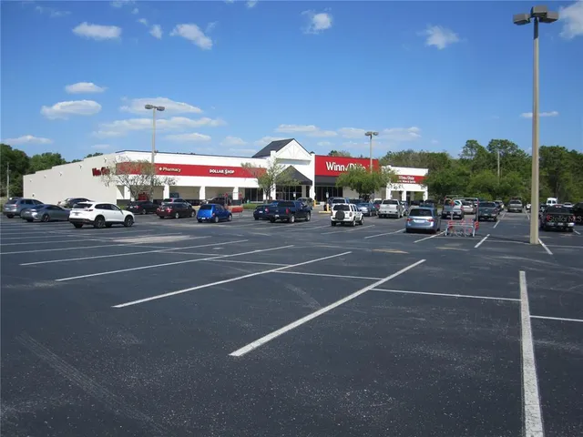 a view of a street sign