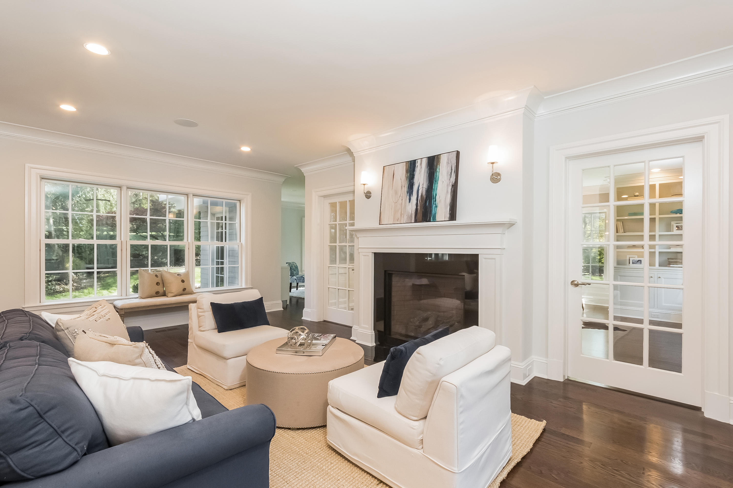36 Briar Brae Road Darien, CT 06820 - Photo 3 of 37 a living room with furniture and a fireplace