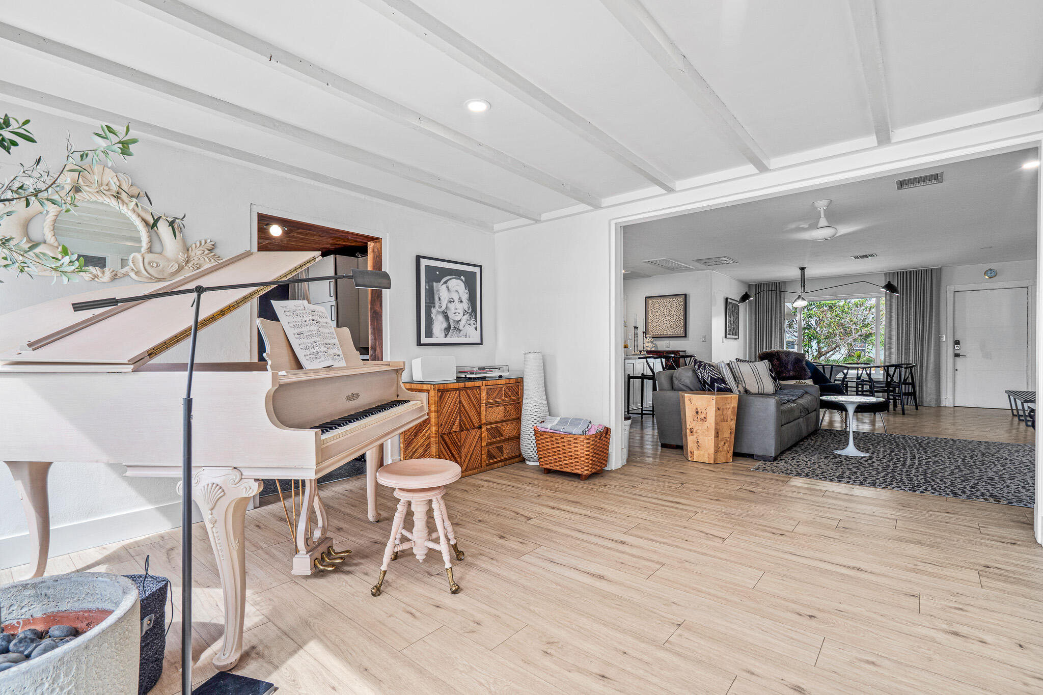520 Flotilla Road North Palm Beach, FL 33408 - Photo 12 of 30 a living room with furniture and a wooden floor