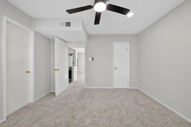 a view of an empty room