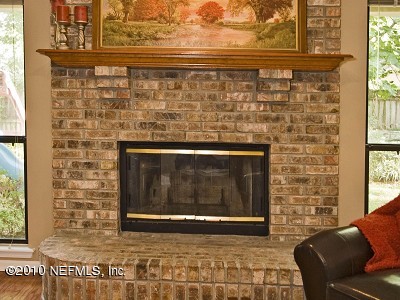 12480 Gately Road South Jacksonville, FL 32225 - Photo 11 of 24 brick fireplace