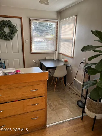 a side view of a house with a window