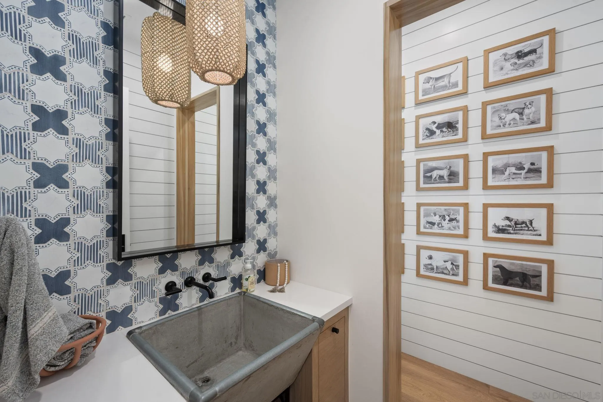 15550 El Camino Real Rancho Santa Fe, CA 92014 - Photo 14 of 35 a bathroom with a tub sink and a mirror