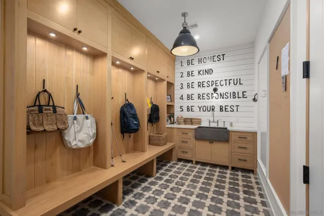 a room with gym equipment