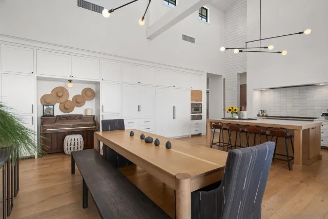 a group of furniture sitting in a kitchen