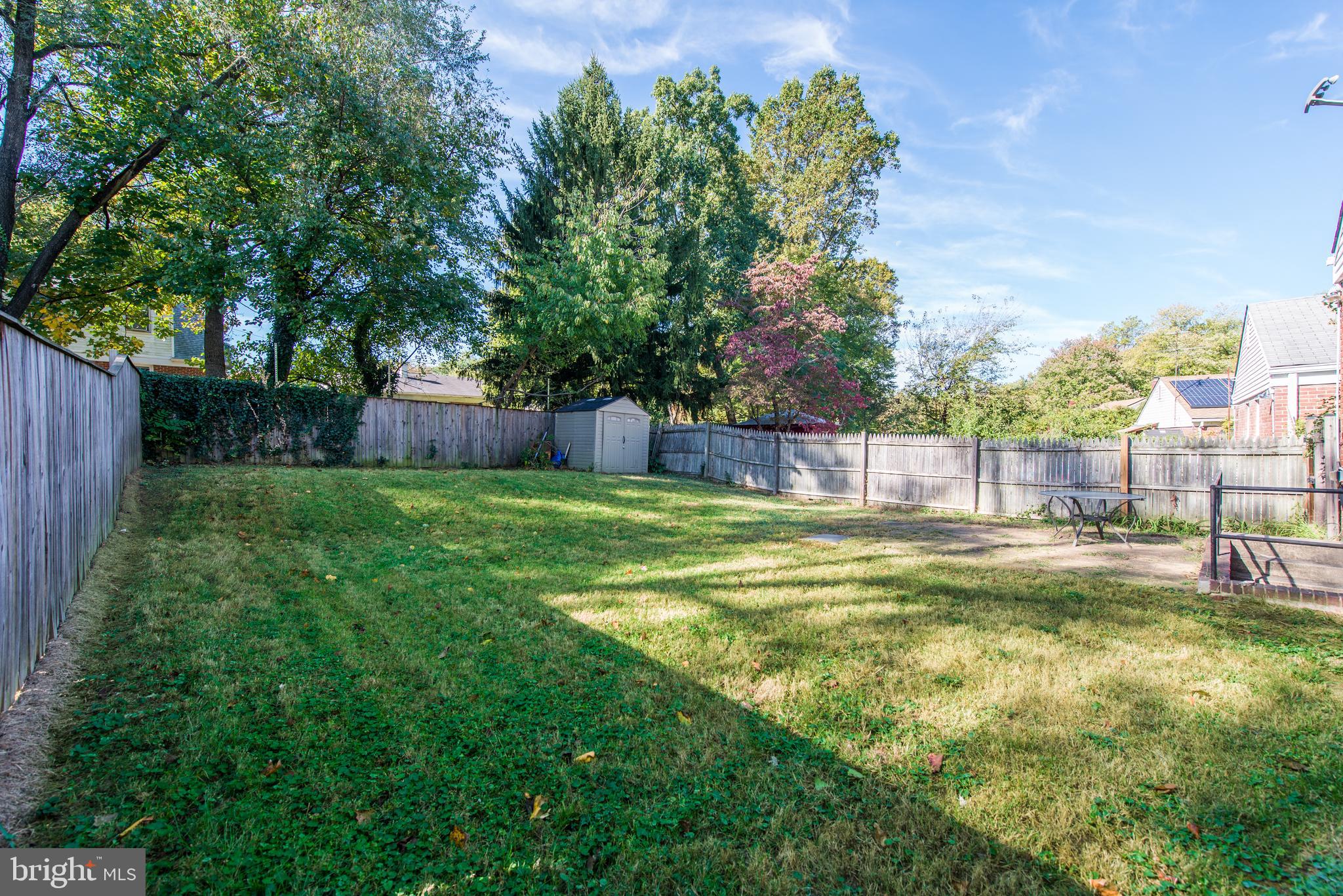 4055 Adams Drive Silver Spring, MD 20902 - Photo 39 of 40 Level and spacious fenced backyard