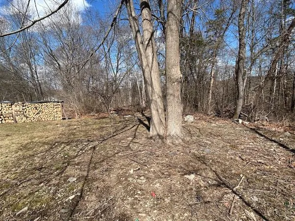 a view of yard covered with snow