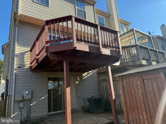 a view of a house with a deck