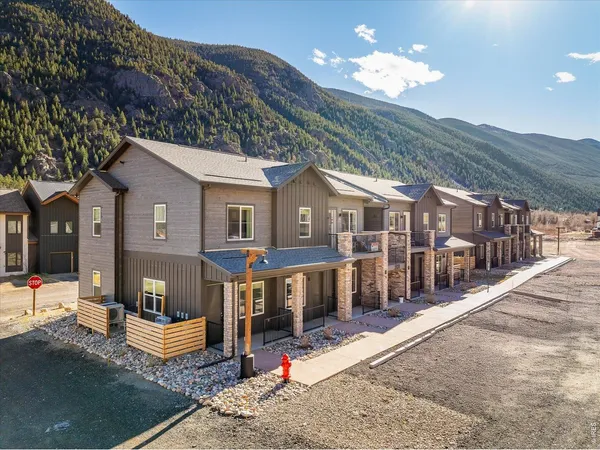 a view of a terrace with chairs